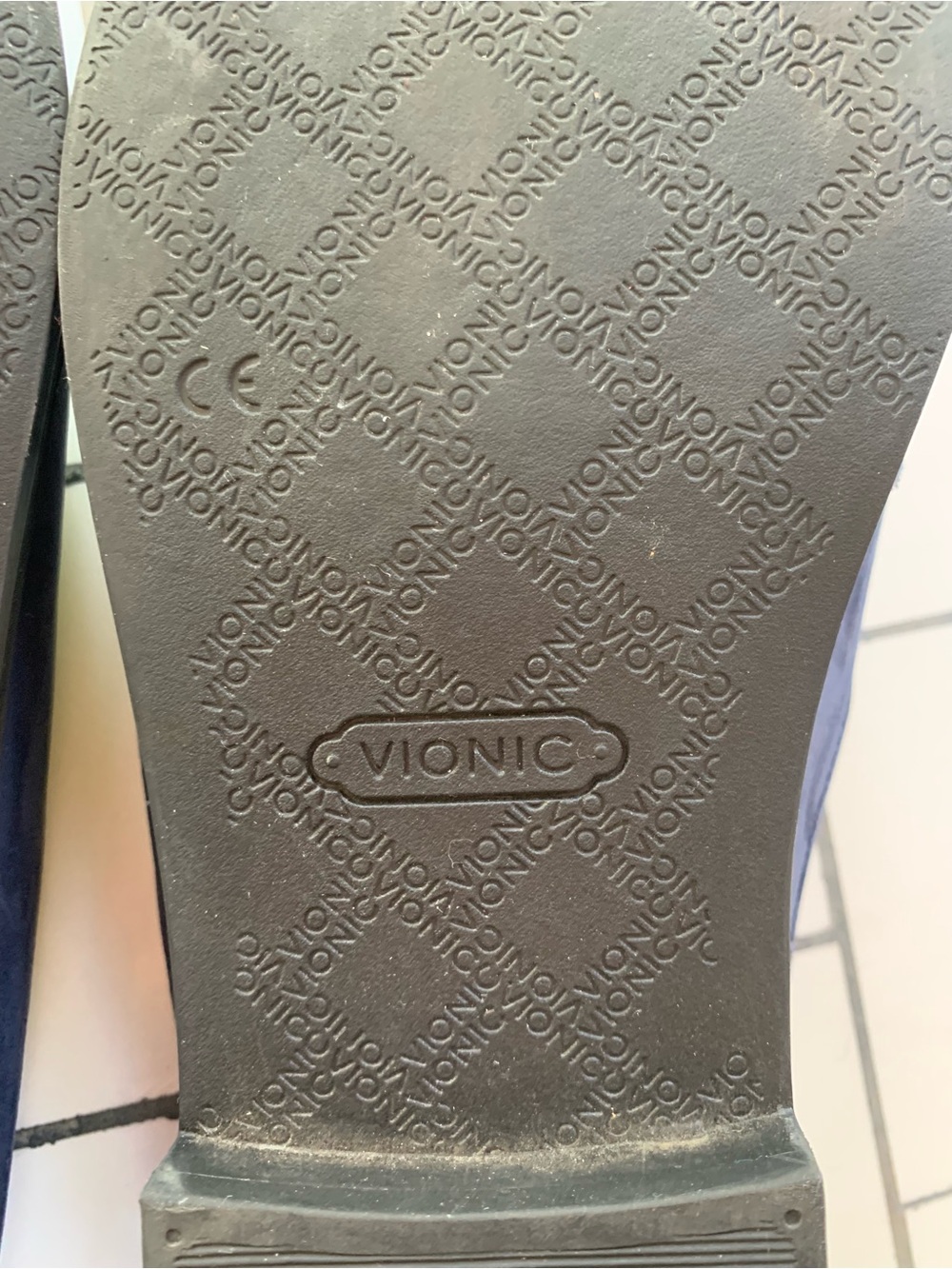 Vionic Navy Blue Slip-On Mule with Silver Bit Size 9.5 - Picture 11 of 11